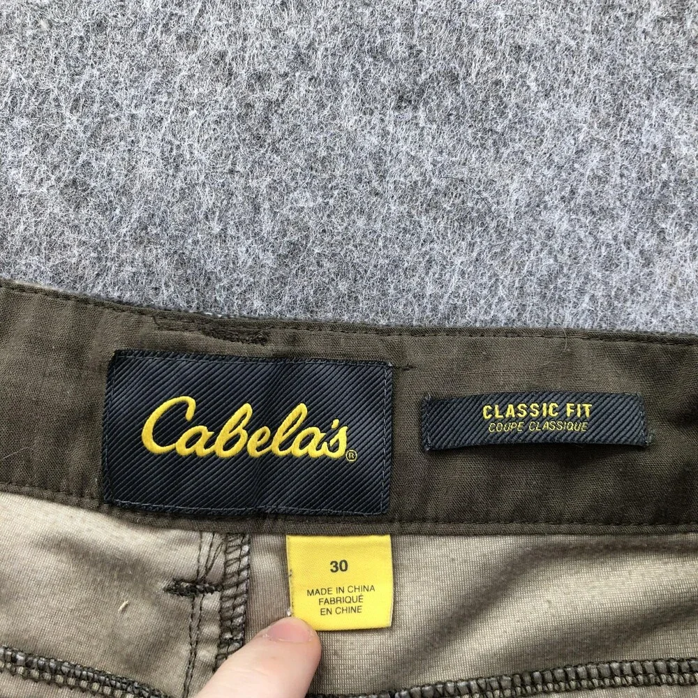 Cabela's Pants Mens 30 Camo Cargo Classic Fit Straight Hunting Outdoor Workwear